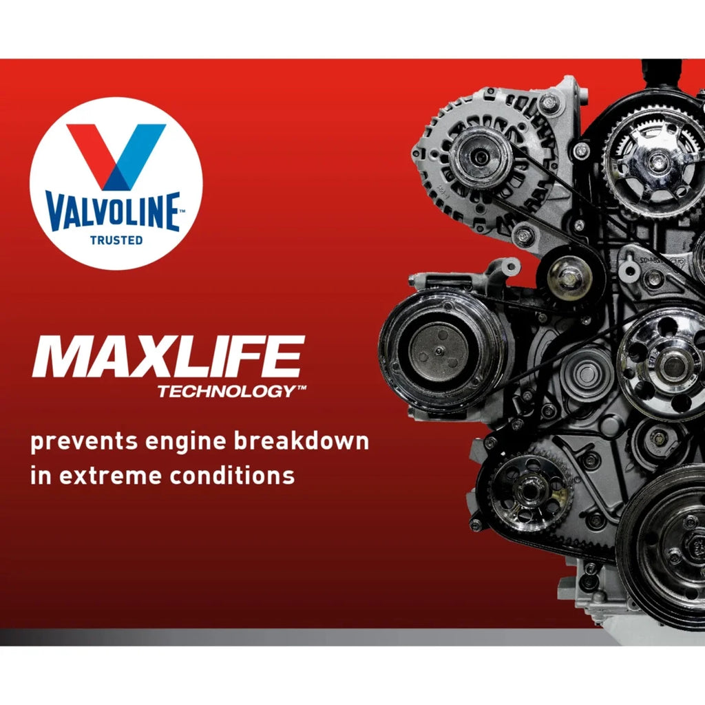 2026 NewValvoline Full Synthetic High Mileage MaxLife 5W-30 Motor Oil 5 QT, Case of 3