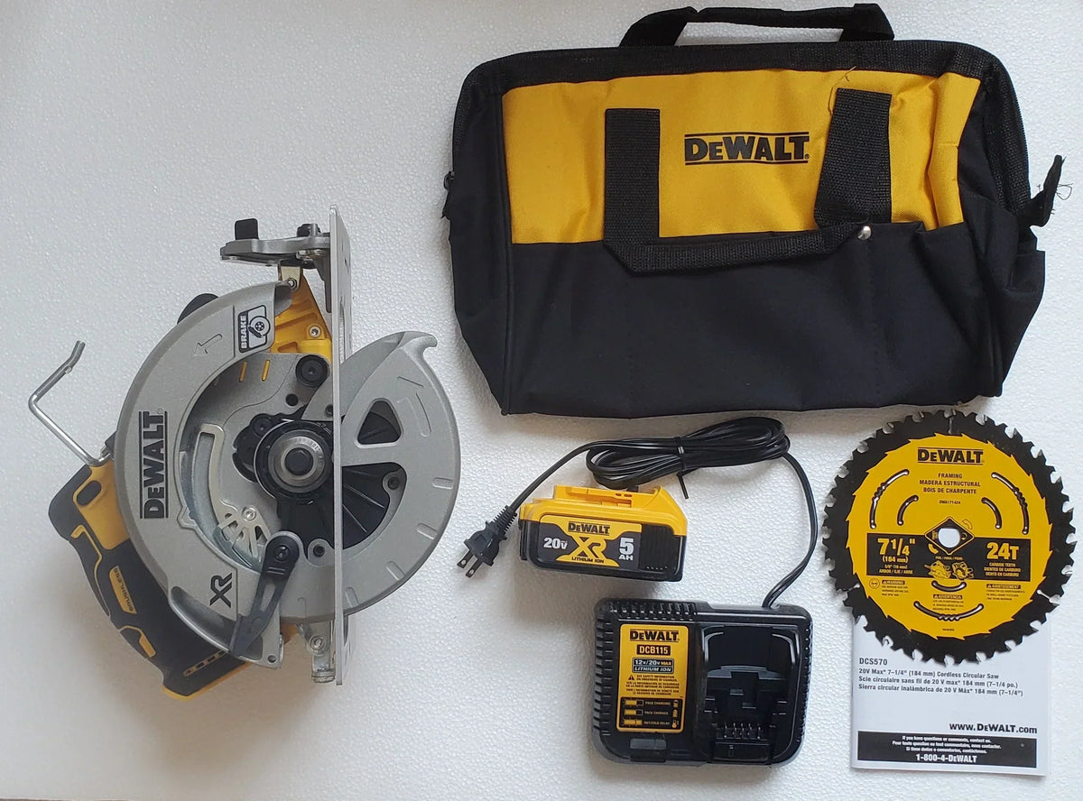 2026 NewDeWalt 20V Max Brushless 7-1/4 Circ Saw Kit