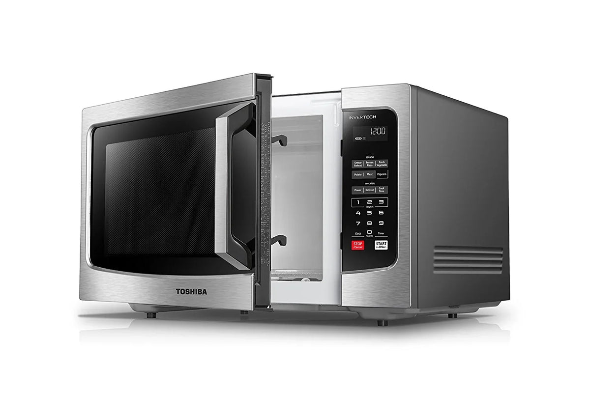 2026 NewToshiba MLEM16PST 1.6 Cu. Ft. Microwave with Inverter Technology, Stainless Steel