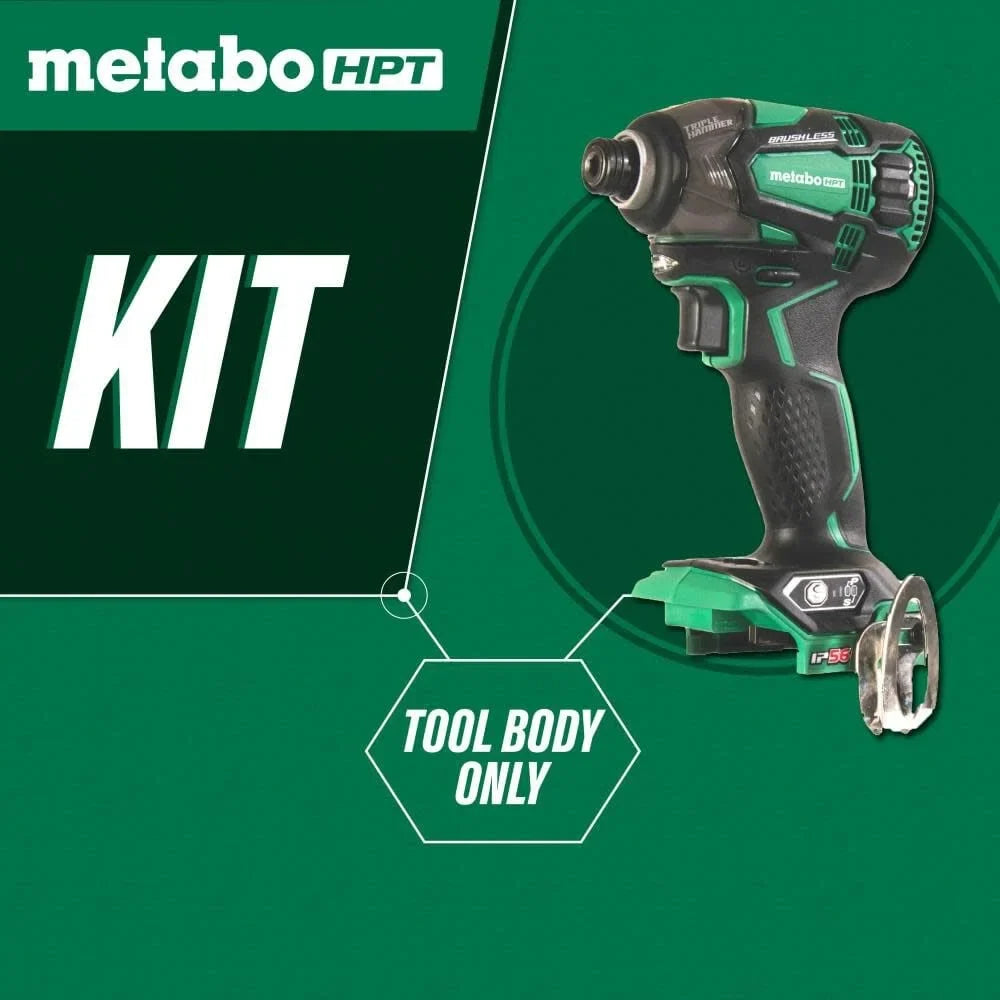 2026 New Metabo Hpt 18V Impact Driver, Bare Tool
