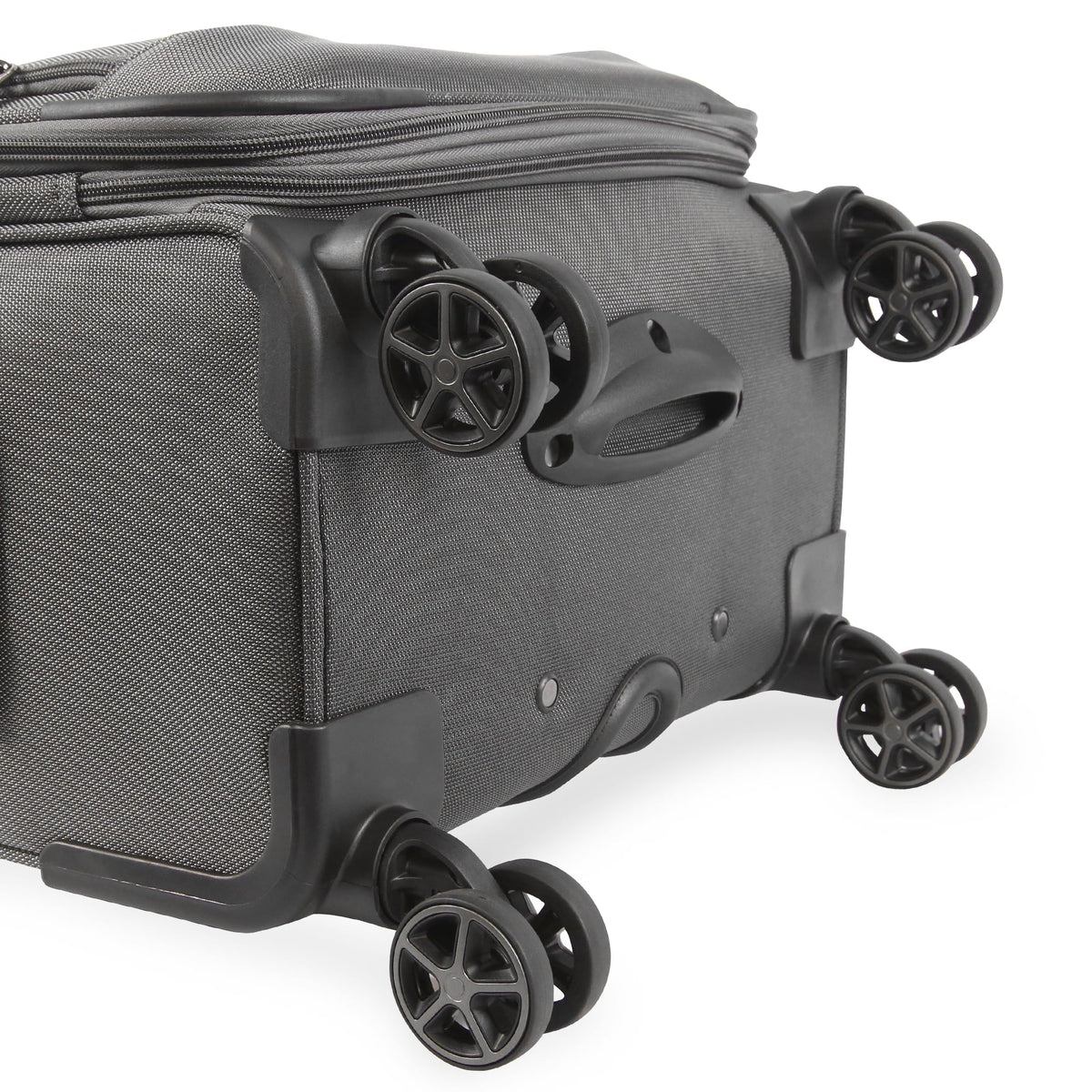 2026 NewBrookstone Harbour 22" Softside Carry-on Spinner Luggage - Dark Charcoal