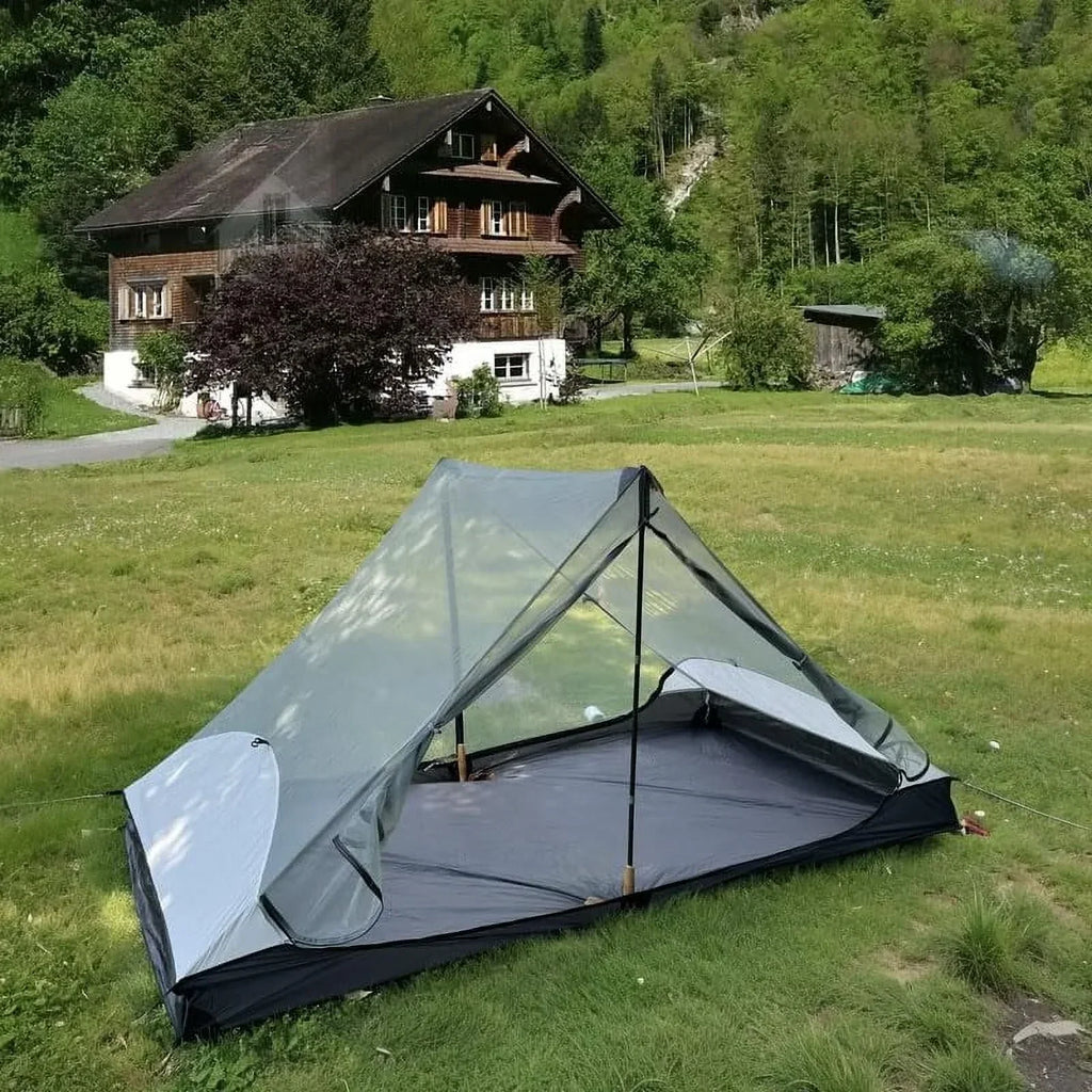 2026 New3F UL Gear Lanshan Ultralight Tent Waterproof Professional Hiking Tent 2Person Tents for Camping 4 Season Backpacking Tent (Khaki-2 People, 4 Season)