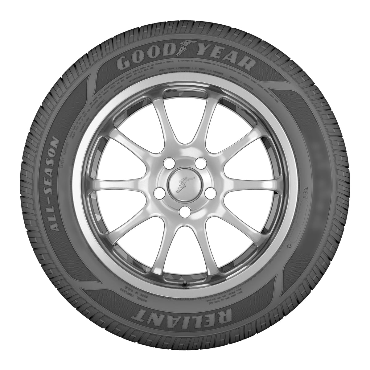 2026 NewGoodyear Reliant All-Season 195/60R15 88V All-Season Tire Fits: 2007-11 Ford Focus SE, 2005-06 Ford Focus ZX4