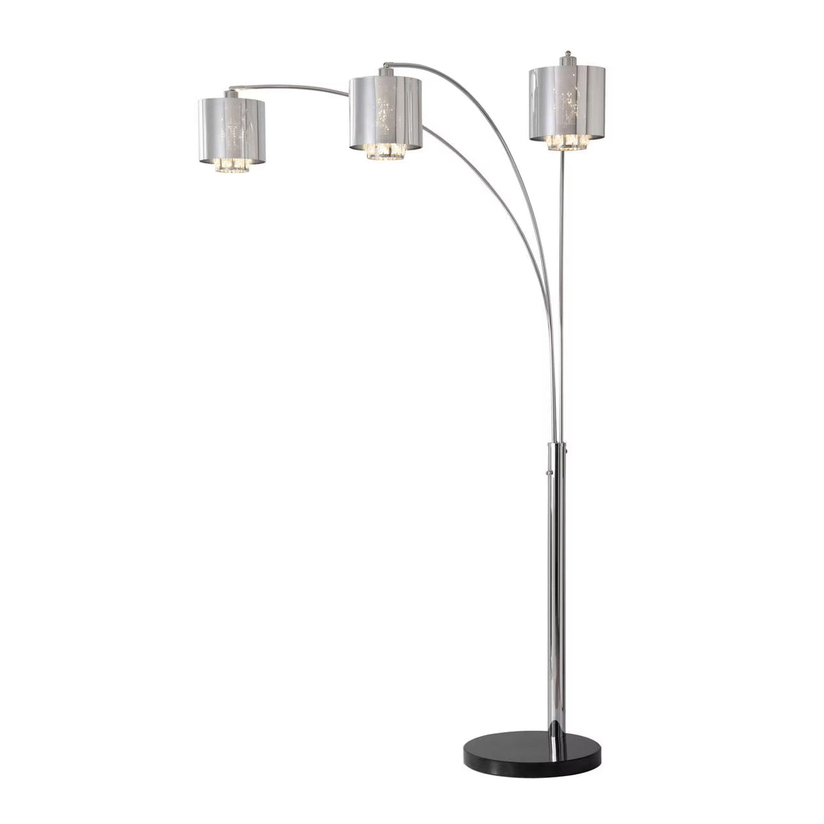2026 NewNOVA OF CALIFORNIA Marilyn 3 Light Arc Floor Lamp - Weathered Brass