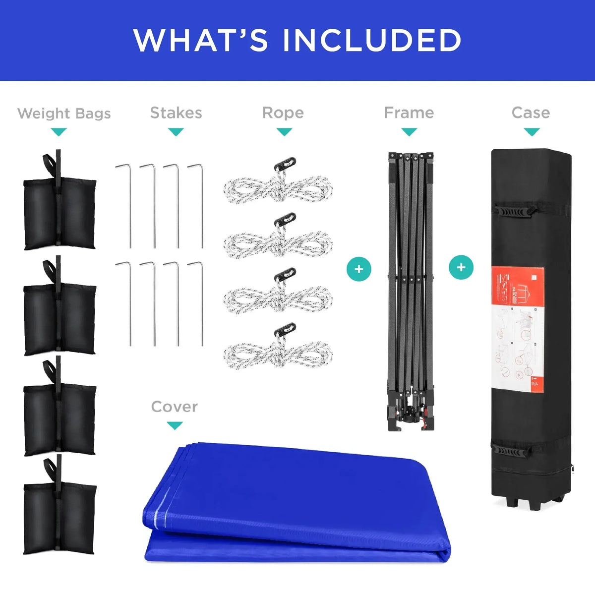 2026 NewBest Choice Products 12x12ft Easy Setup Pop Up Canopy w/ 1-Button Setup, Wheeled Case, 4 Weight Bags - Navy Blue
