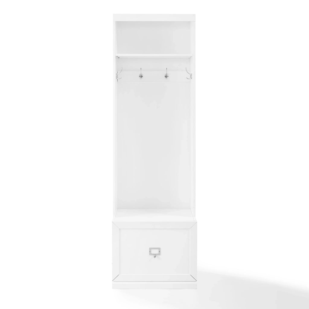 2026 New Crosley Furniture Harper Hall Tree in White