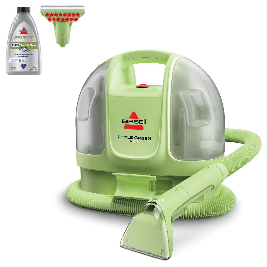 2026 NewBISSELL Little Green Mini Portable and Upholstery Deep Cleaner, Car/Auto Detailer with 4" Tough Stain Tool and Little Green Trial Formula, 4095