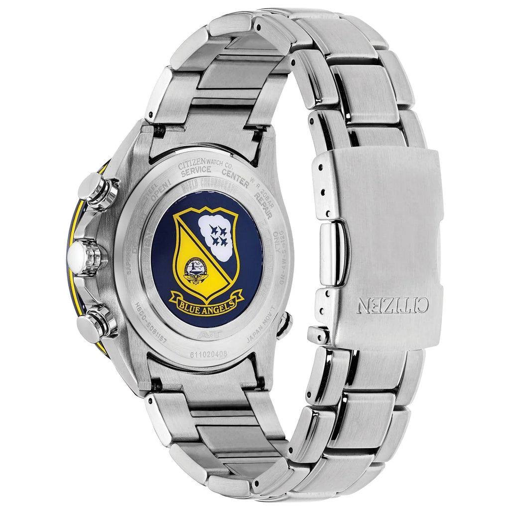 2026 NewCitizen Men's Eco Drive Blue Angels World Chronograph AT Watch AT8020-54L