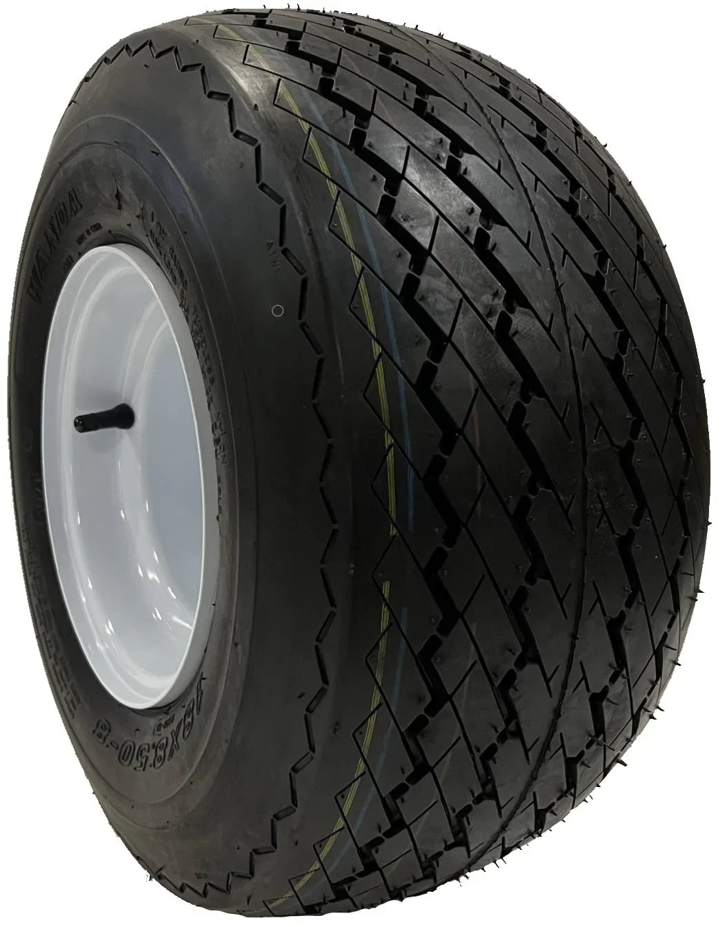 4 - Pk Golf Cart Tire Rim Mounted 18 - 850 - 8 18X8.50 - 8 18 x 8.5 x 8 White 4 Lug Hole