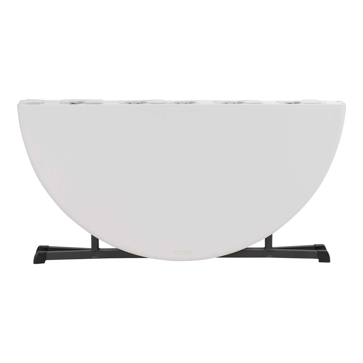 2026 NewLifetime 60" Centerfold Indoor/Outdoor Commercial Grade Folding Round Table, Almond 1 Piece 1 Count (80806)