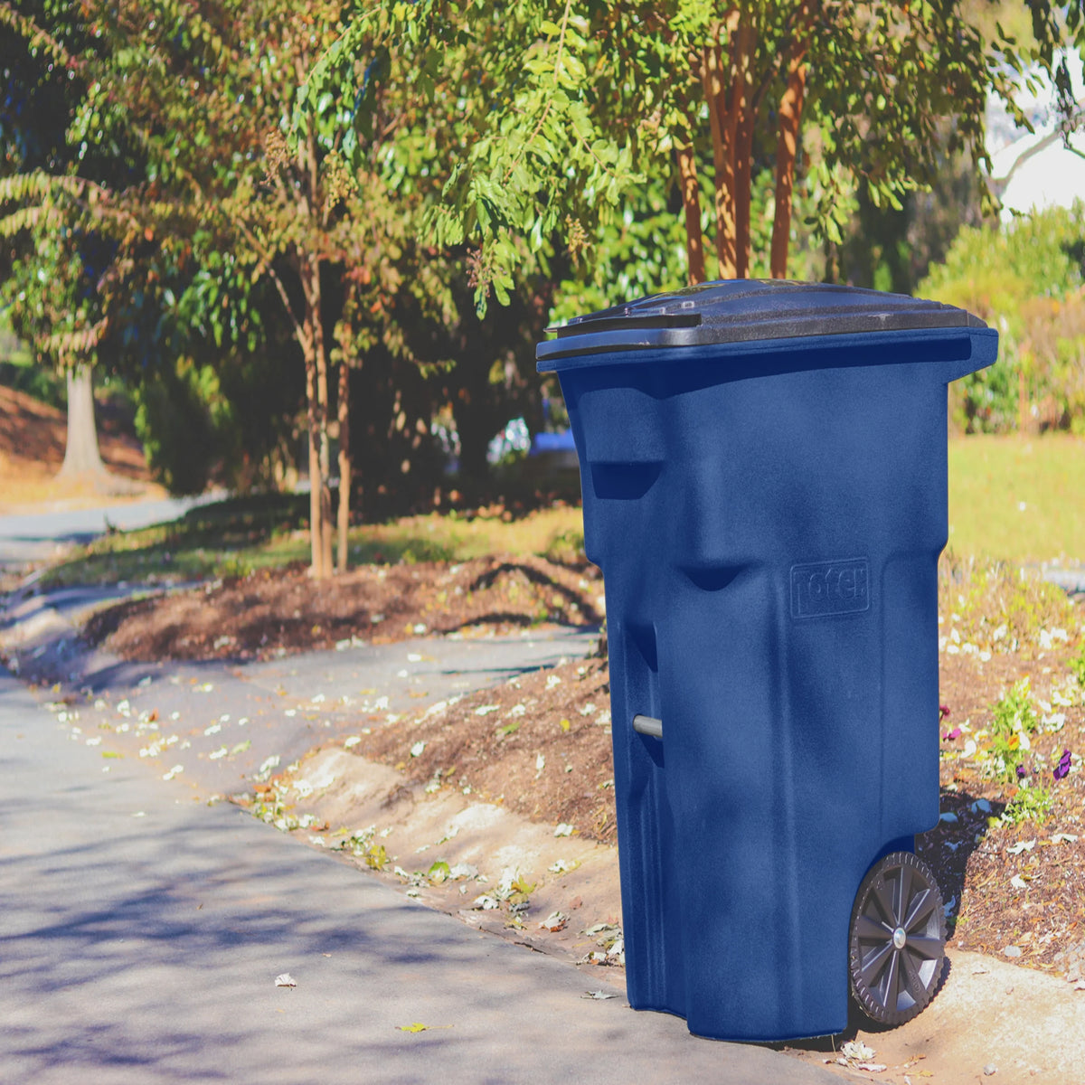 2026 NewToter Trash Can Greenstone With Wheels And Lid, 96 Gallon