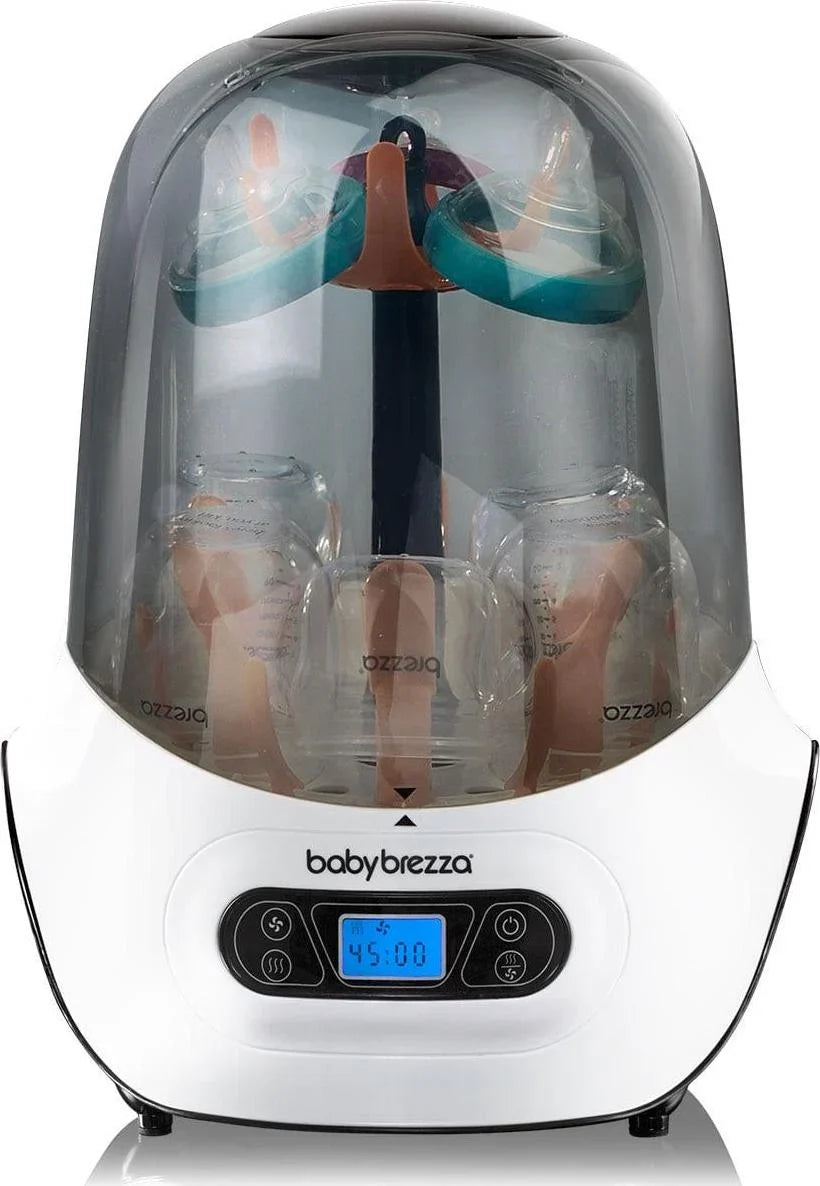 2026 NewBaby Brezza Baby Bottle Sterilizer and Dryer Machine Electric Steam Sterilization - Pacifiers. Glass. Plastic. and Newborn Feeding Bottles