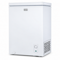 BLACK & DECKER 2.0 Cu. Ft. Compact Chest Freezer - Deep Freezer Holds Up To 70 Lbs. of Frozen Food - Removable Storage Basket - Mechanical Temperature Control - Manual Defrost - R600a Refrigerant - BCFK206