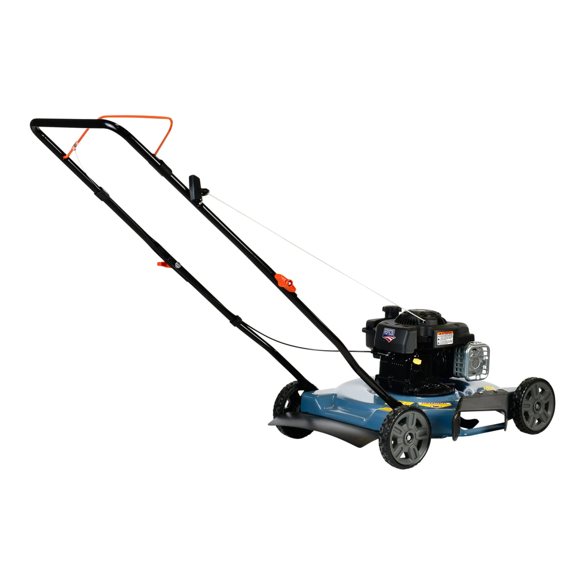 2026 NewSENIX Gas Lawn Mower, 20-Inch, 125 cc 4-Cycle Briggs & Stratton Engine, Push Lawnmower with Side Discharge, 3-Position Height Adjustment, LSPG-L2, Blue