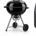 Weber Original Kettle Premium Charcoal Grill, 22-Inch, Black