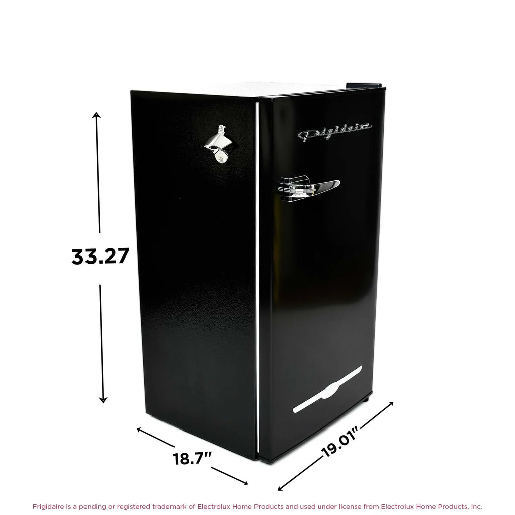 2026 NewFrigidaire EFR376-C-PINK 3.2-Cu.-Ft. 65-Watt Retro Bar Fridge with Side Bottle Opener (Pink)
