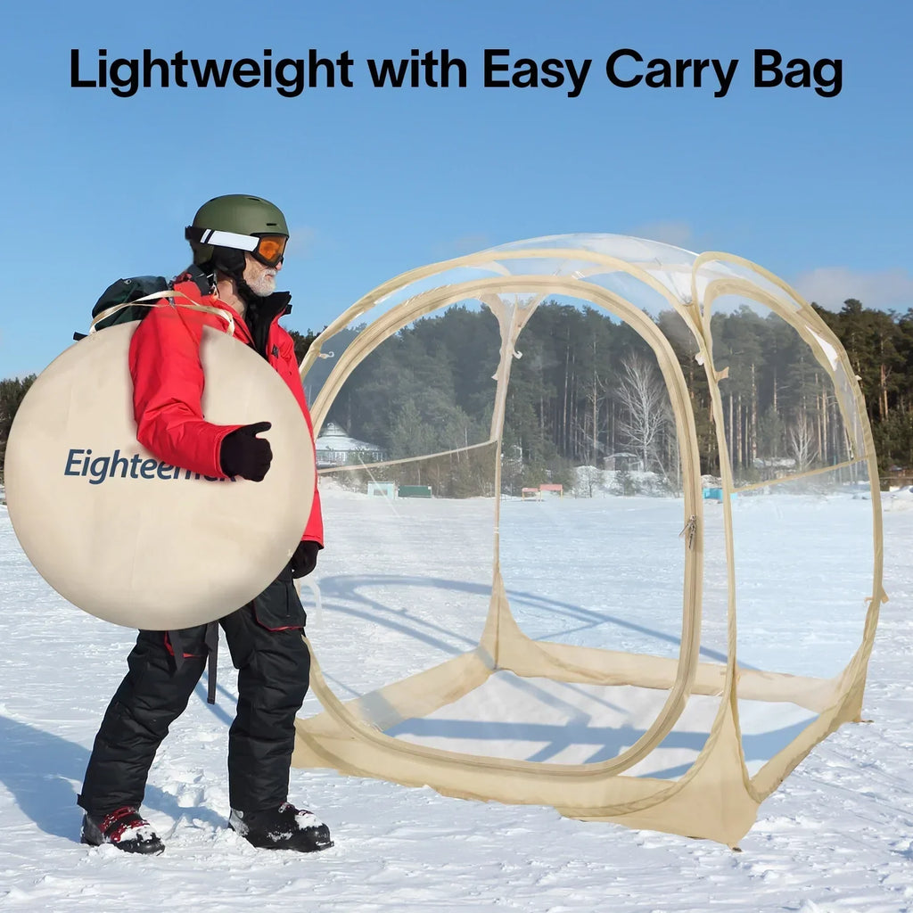 2026 NewEighteenTek Four-Person Weatherproof Pop-Up Sports Pod Tent Shelter