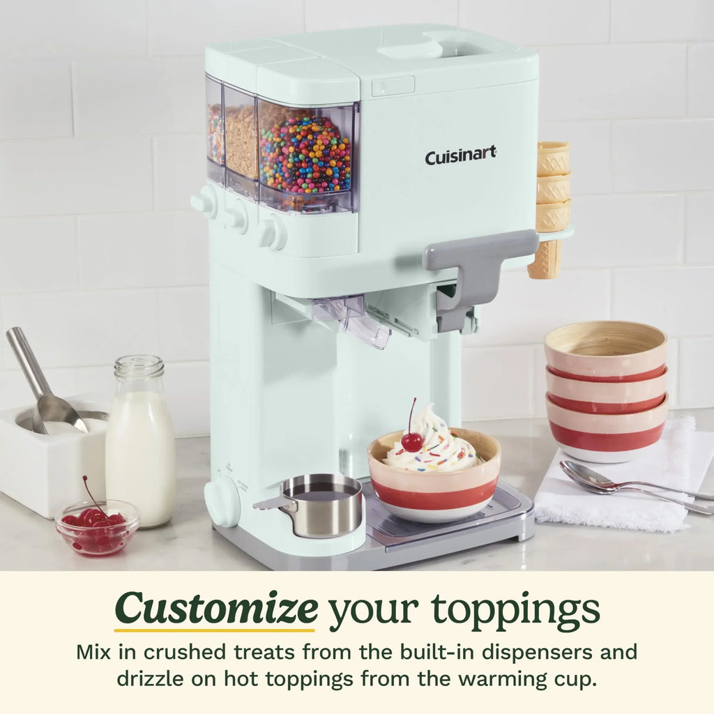 2026 NewCuisinart Soft Serve Ice Cream Machine- Mix It In Ice Cream Maker, Mint Green