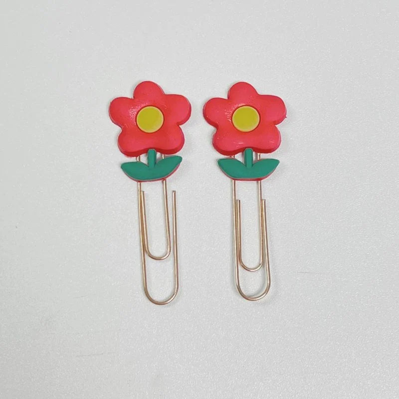 10pcs Cute Design Paperclip Bookmarks