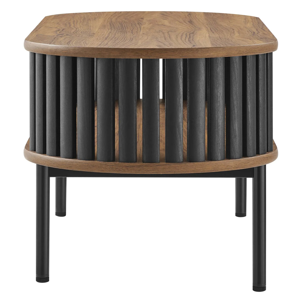 2026 NewModway Fortitude Wood Coffee Table in Walnut Black