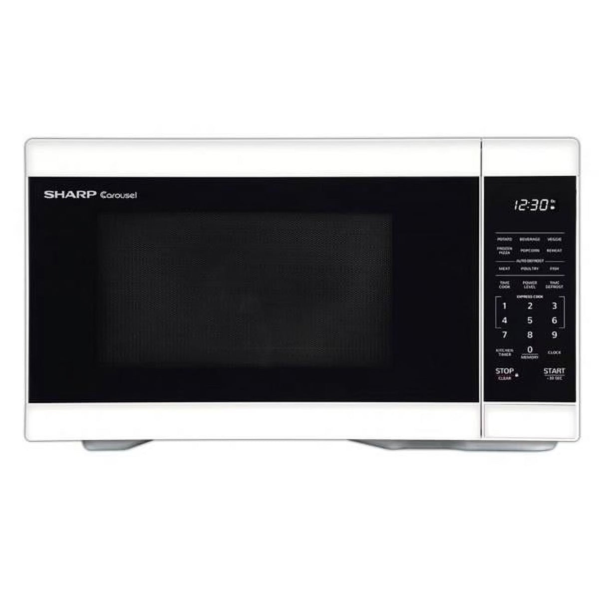 2026 NewSharp 1.1 cu. ft. 1000W Countertop Microwave Oven, Black