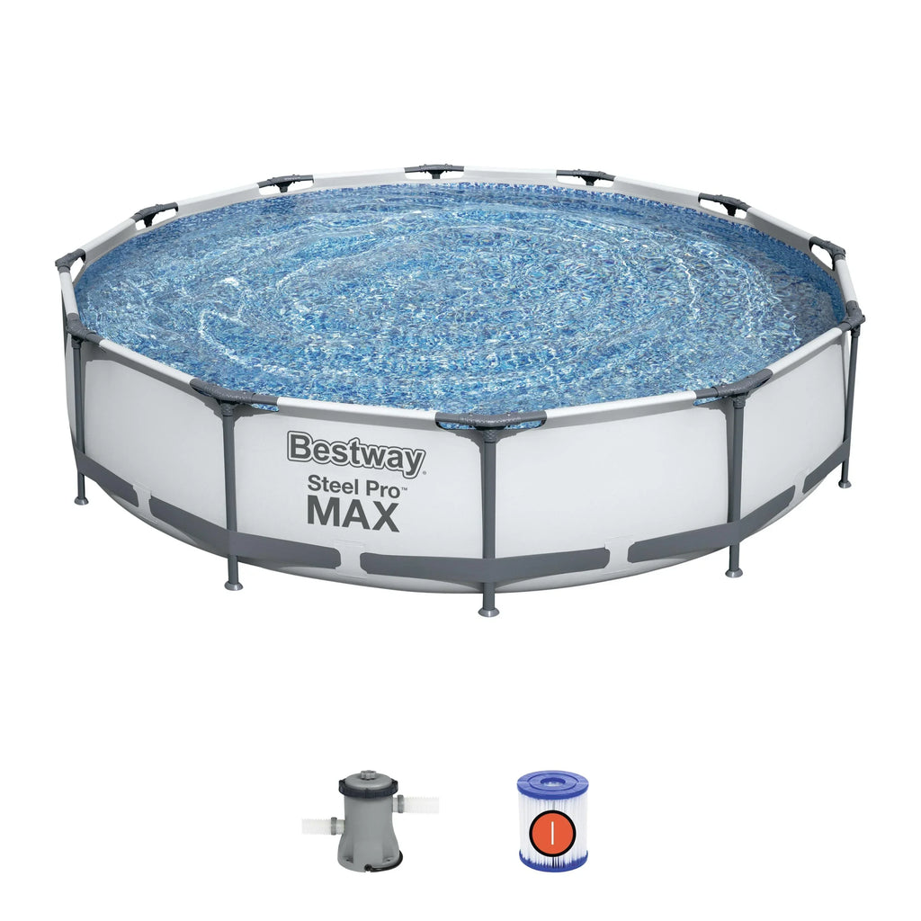 2026 NewBestway Steel Pro MAX 10' x 30" Above Ground Pool Set Round
