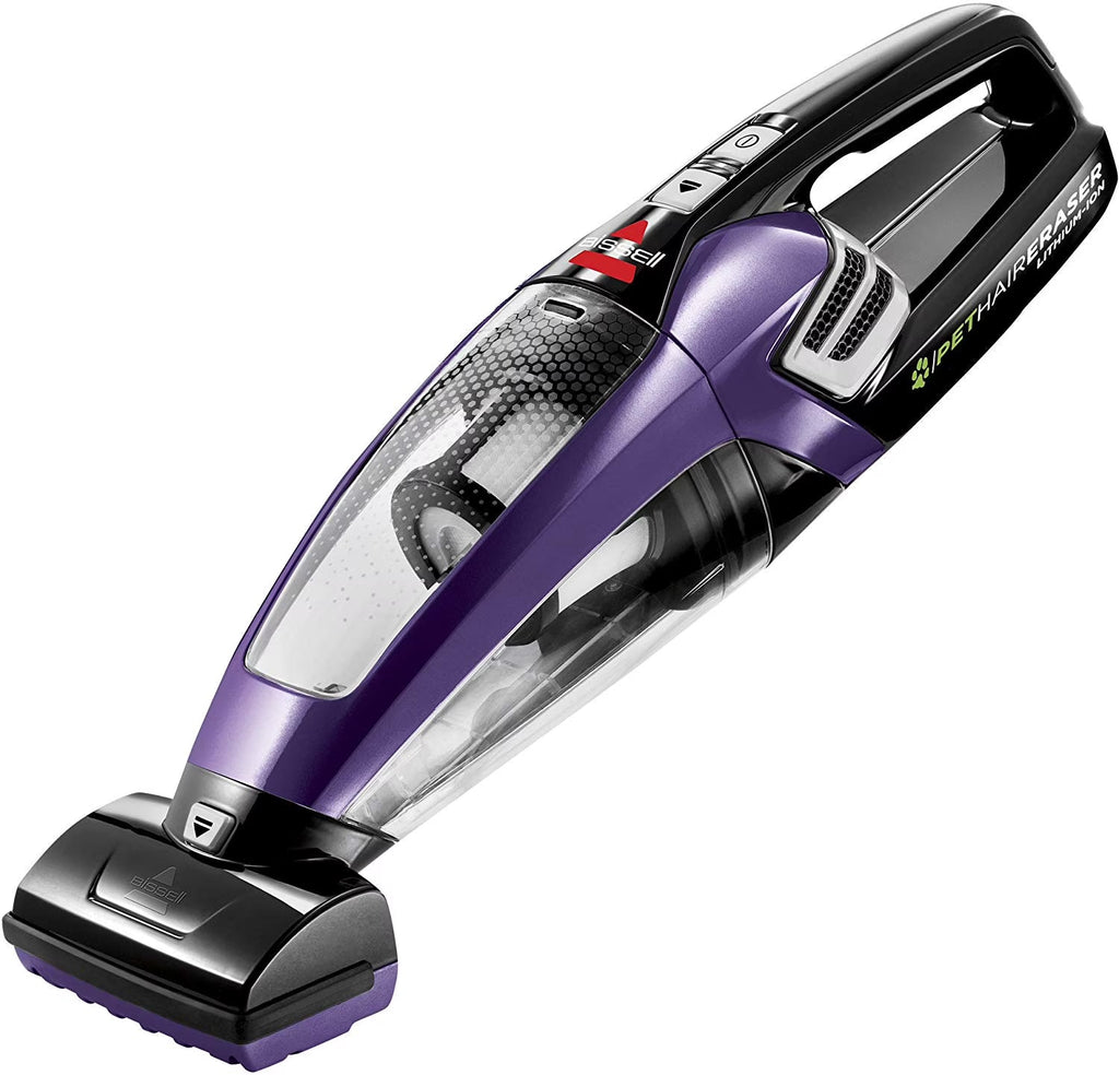2026 NewBISSELL Pet Hair Eraser Lithium Ion Cordless Hand Vacuum, Purple, 2390A