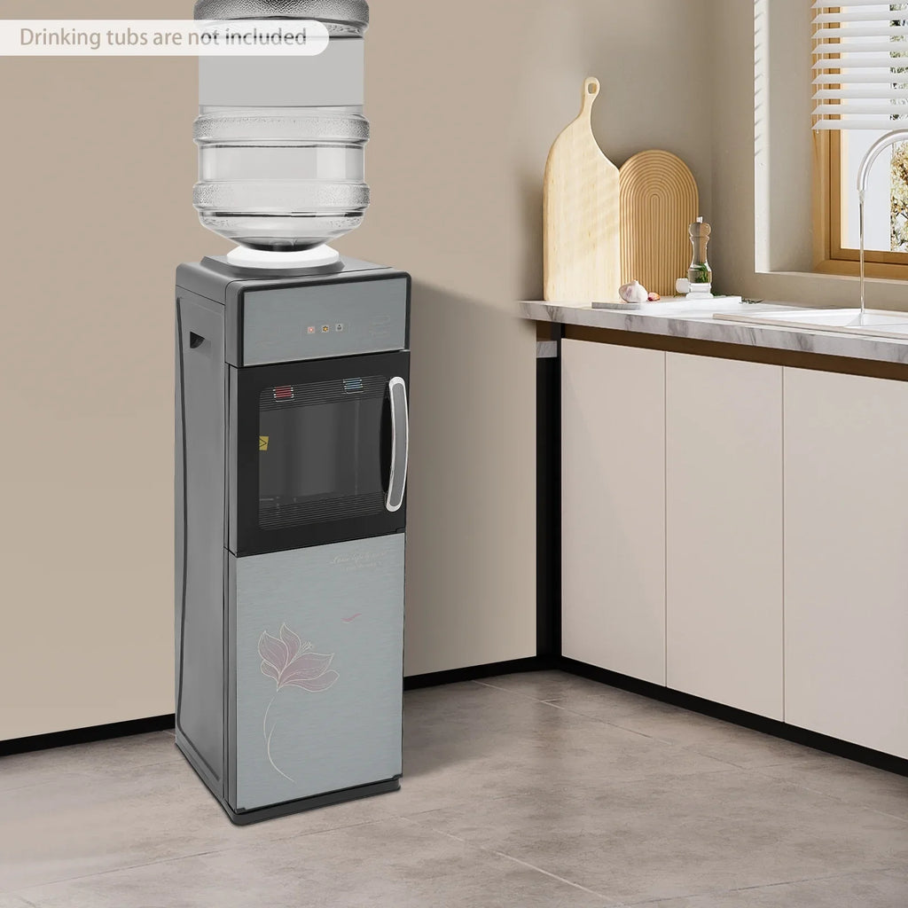 2026New YIYIBUYS Top Loading Water Dispenser 5 Gallon Freestanding Hot&Cold Water Dispenser for Office, Home, Living Room