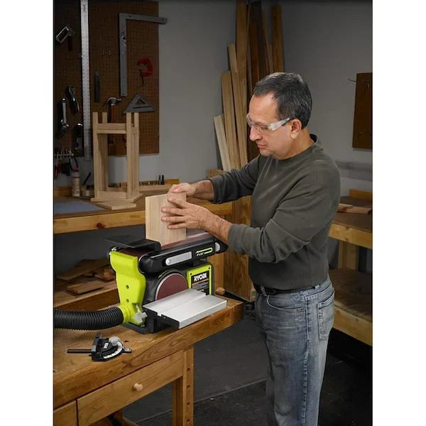 2026 NewCorded 4 in x 36 in. Belt and 6 in. Disc Sander