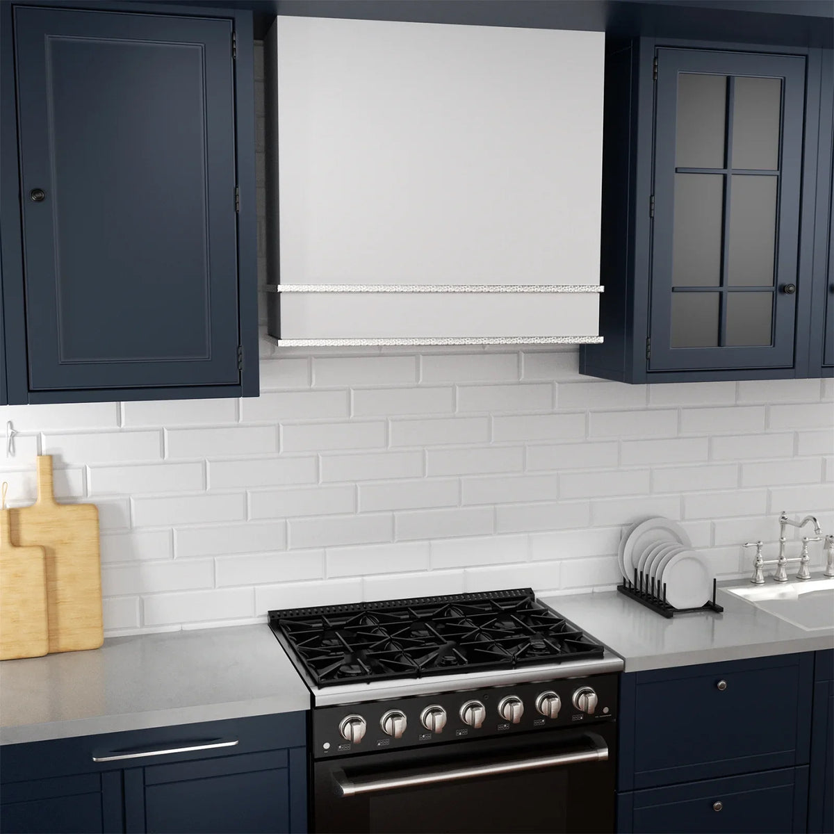2026 New Akicon Range Hood 30 Inch, 600 CFM Ducted Vent Hood, Stainless Steel Box Kitchen Hood with 2 LED Lights, Removable Baffle Filters