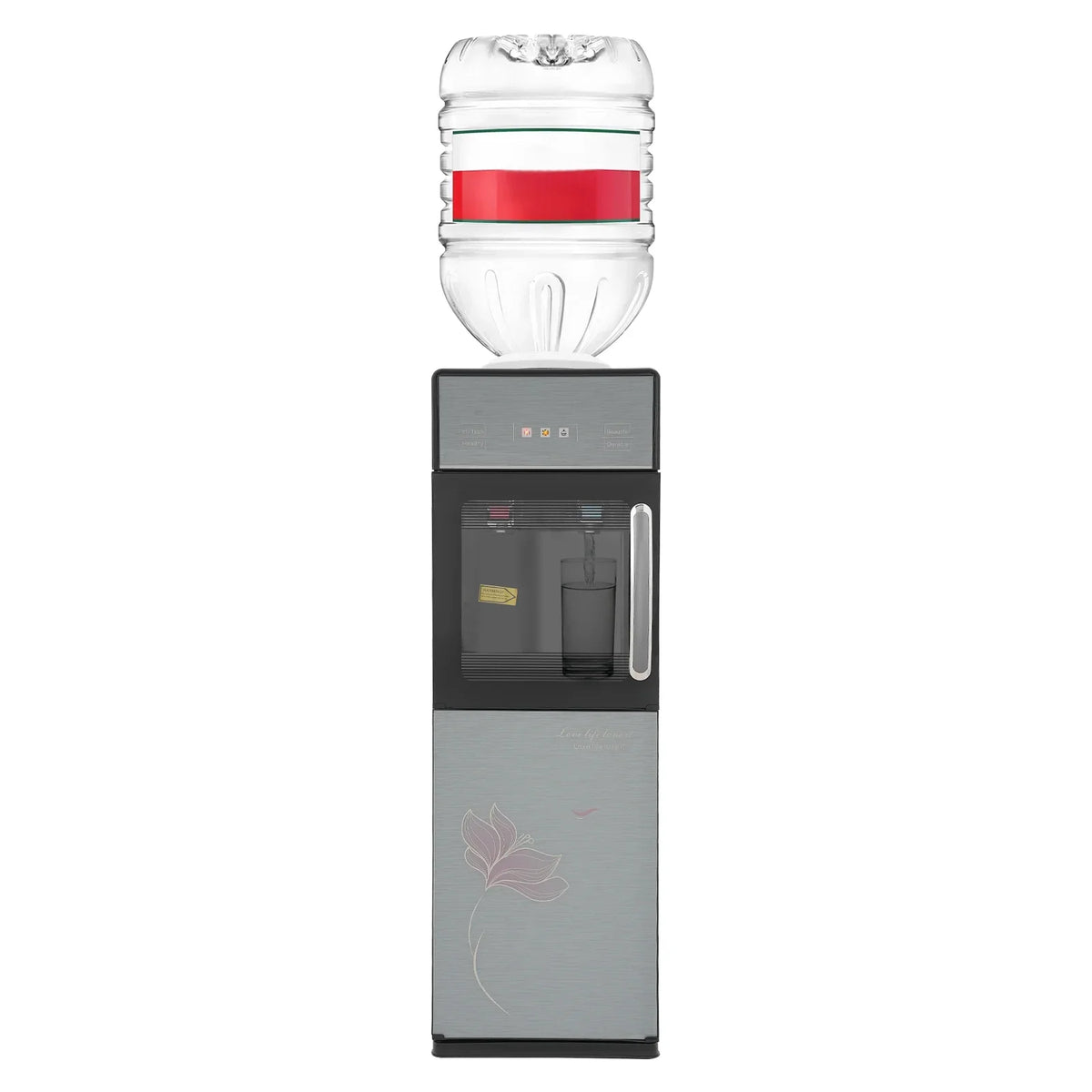 2026New YIYIBUYS Top Loading Water Dispenser 5 Gallon Freestanding Hot&Cold Water Dispenser for Office, Home, Living Room