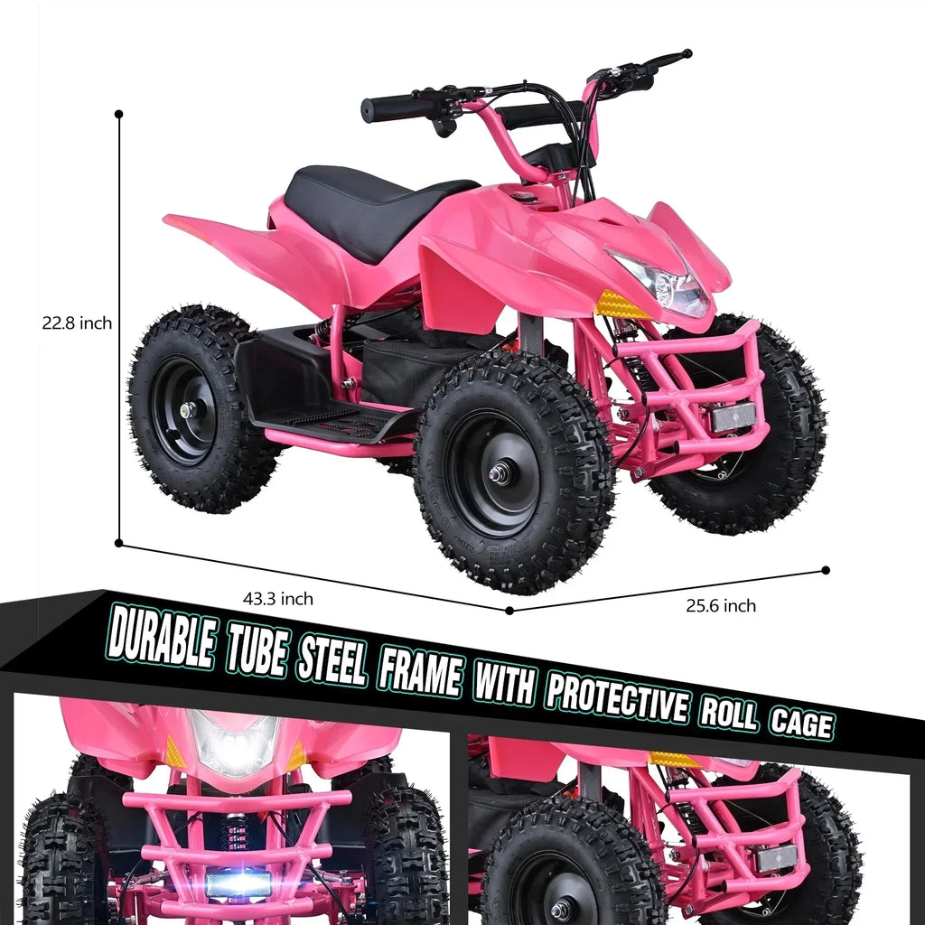 2026 NewAoemoe 500W Ride-On Racer �C 15mph Speed, 36V Battery, 45�C60 Min Play, Blue