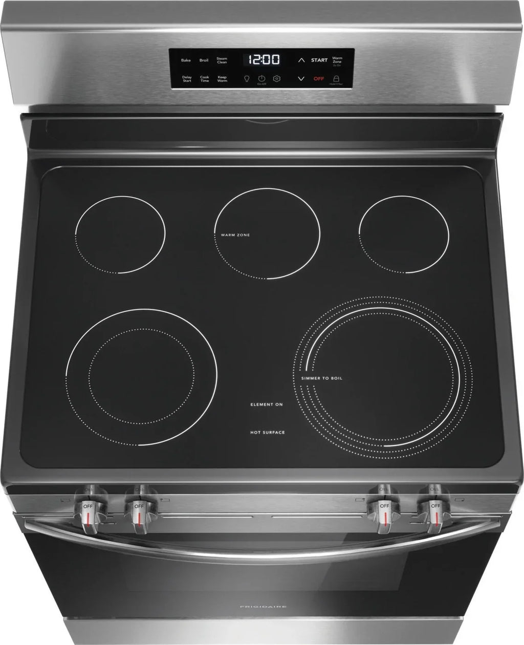 2026 NewFrigidaire FCRE3062AS 30" Electric Range with Steam Clean, Stainless Steel