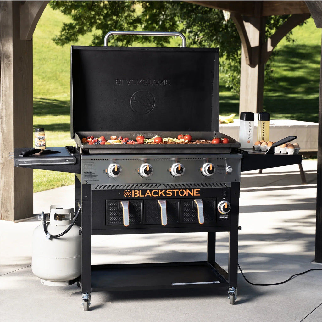 2026 New4-Burner 36" Griddle with Air Fryer and Hood