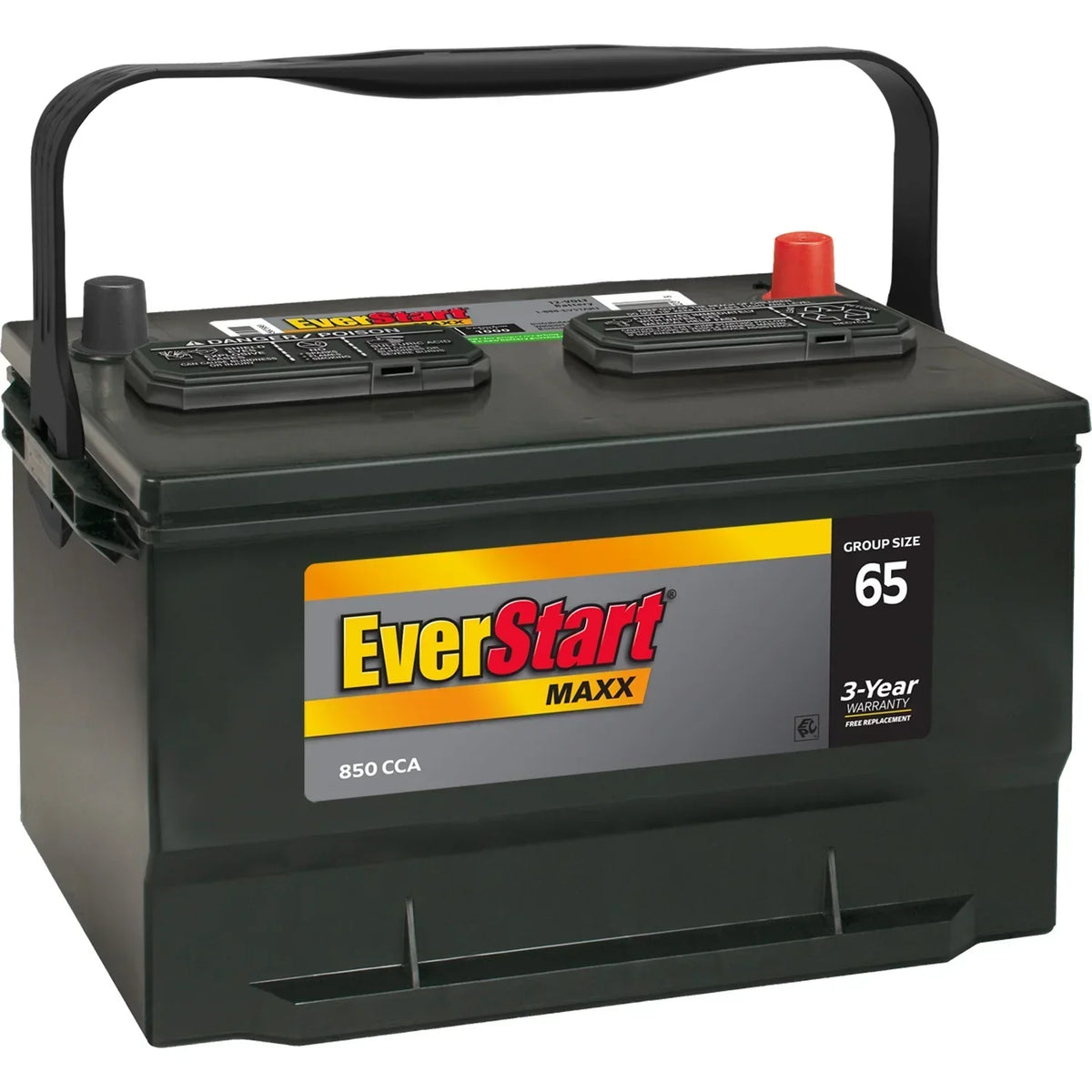 2026 NewEverStart Maxx Lead Acid Automotive Battery, Group Size 65 12 Volt 850 CCA