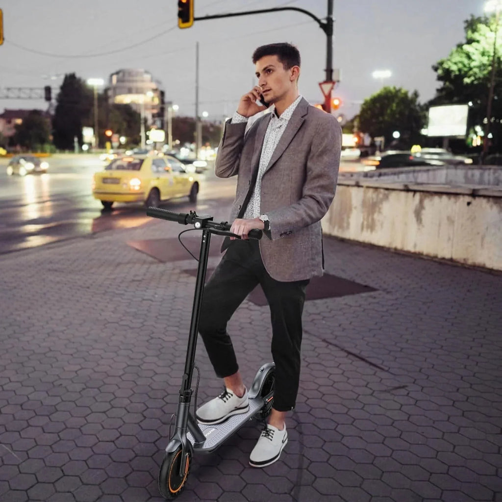 2026 NewElectric scooter, 350W/500W powerful motor, 8.5"/10" solid rubber tires, 19/22 mph, 28/21/12 mile range, dual brakes