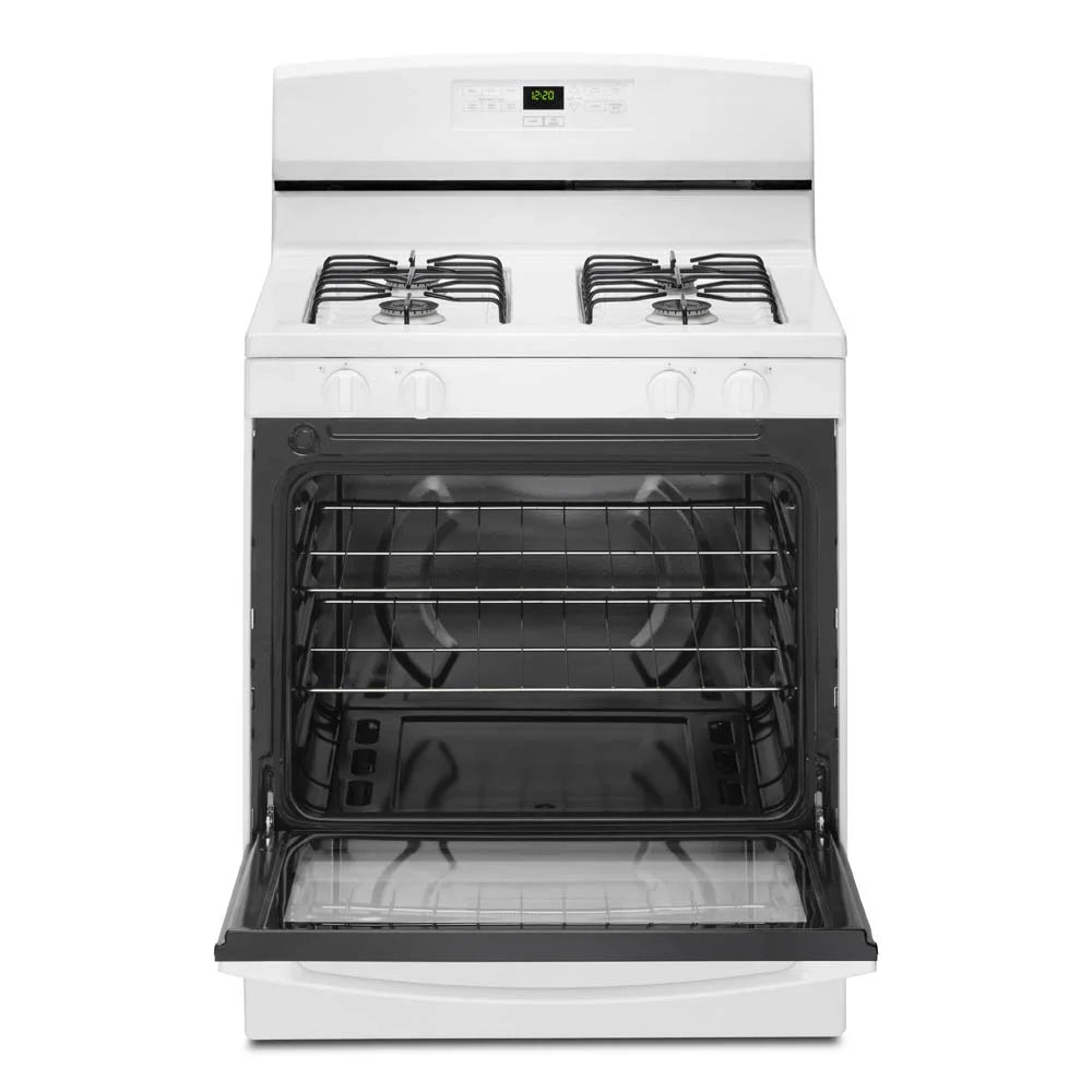 2026 NewBrand New Amana® AGR6303MMW Gas Range with Bake Assist Temps, Dimensions 46" H x 30" W x 28" D, Weight 136lbs