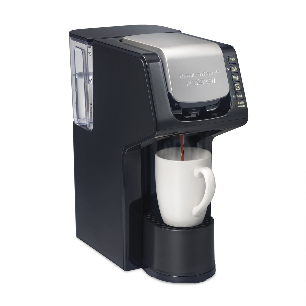 Hamilton Beach FlexBrew Single Serve Coffee Maker, Hot Coffee Brewer