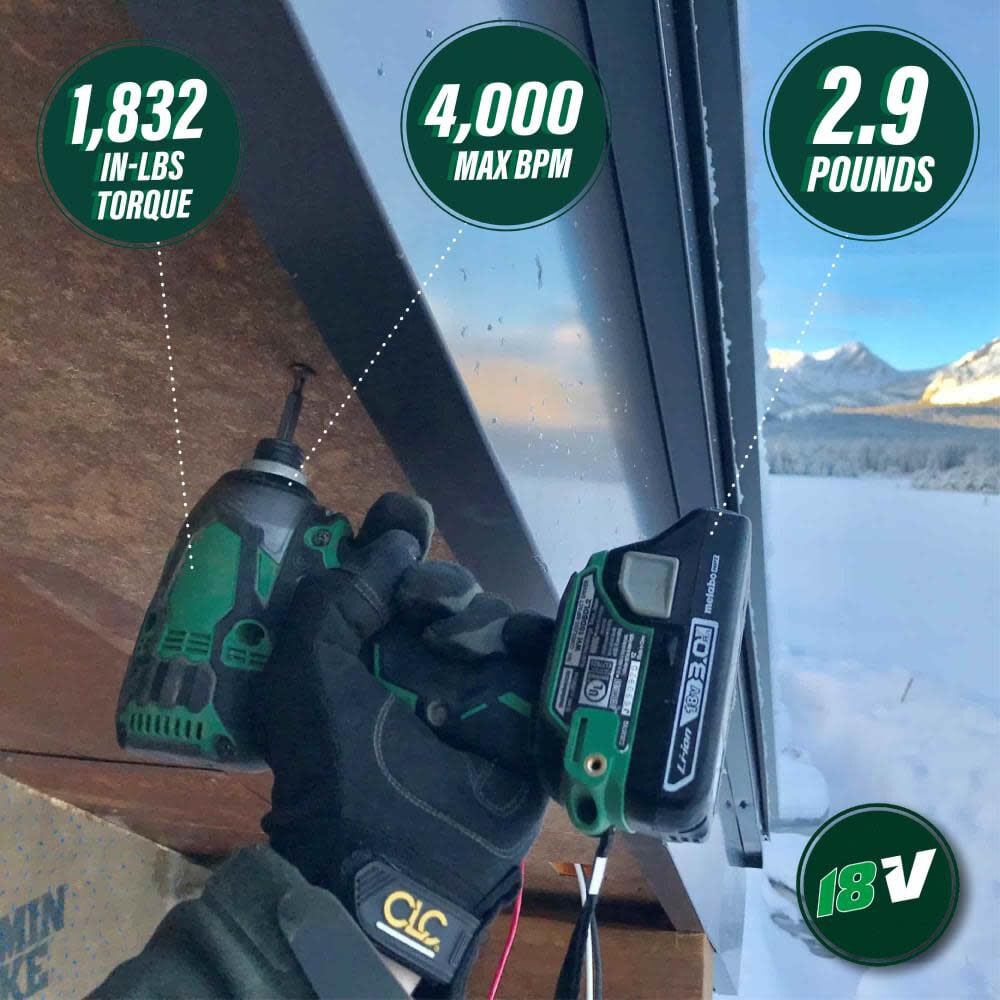 2026 New Metabo Hpt 18V Impact Driver, Bare Tool