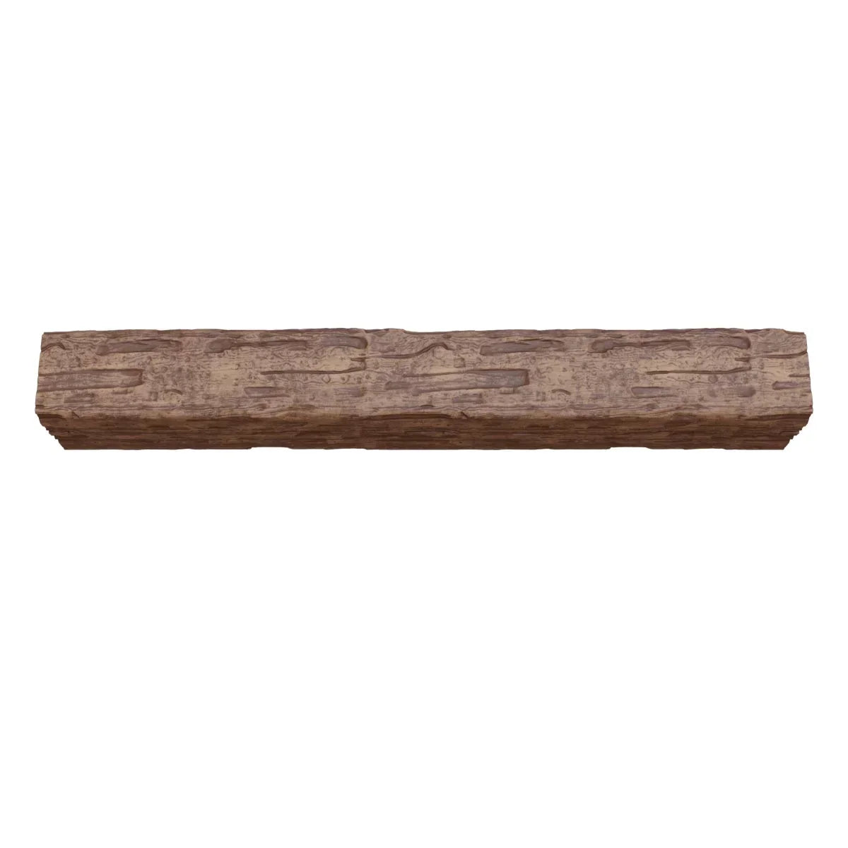2026 NewEkena Millwork 3 1/2"W x 3 1/2"H x 120"L 3-Sided (U-Beam) Salvaged Timber HeritageTimber Faux Wood Ceiling Beam, Kona Brown