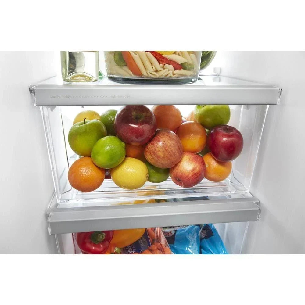 2026 New36-inch wide side-by-side refrigerator – 24 cubic feet stainless steel