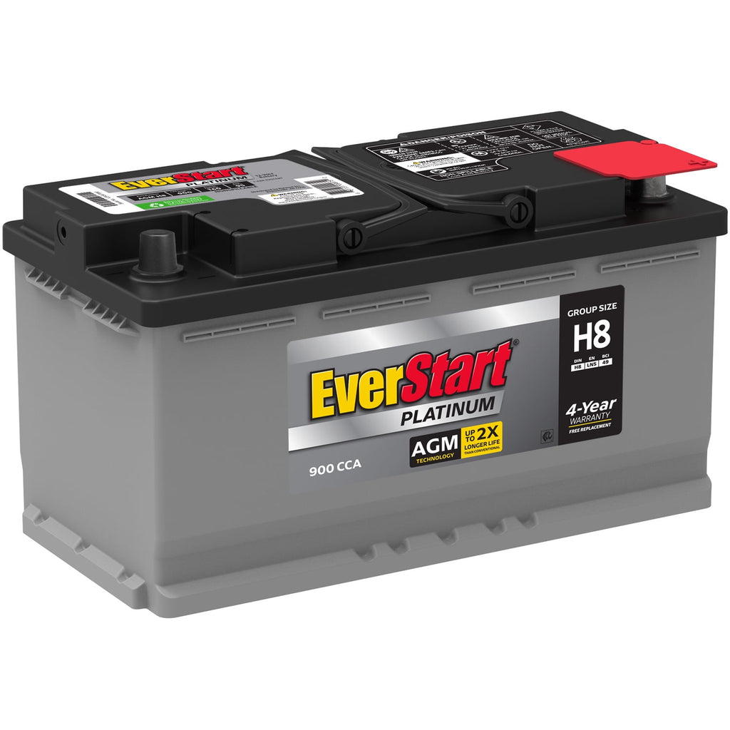 EverStart Platinum AGM Battery, Group Size H8, 12 V