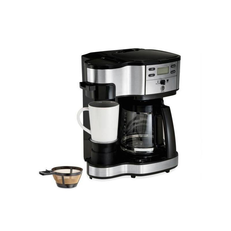 Hamilton Beach 12 Cup & Single Cup Program Coffee Maker - 49980Z