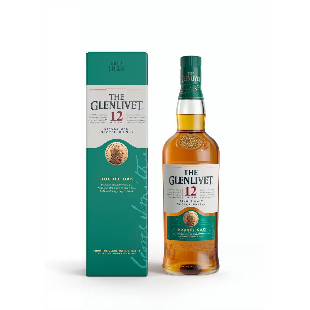 The Glenlivet 12yr Single Malt Scotch Whisky - 1.75L Bottle