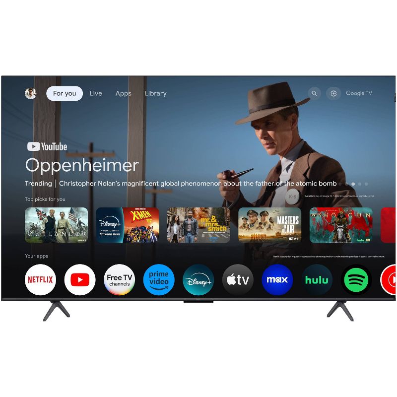 TCL 55" Class Q6-Series 4K UHD HDR QLED Smart Google TV - 55Q651G