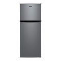 Galanz 4.6 cu ft Stainless Steel Mini Fridge with Freezer—compact, energy-efficient refrigerator ideal for dorms, offices, an