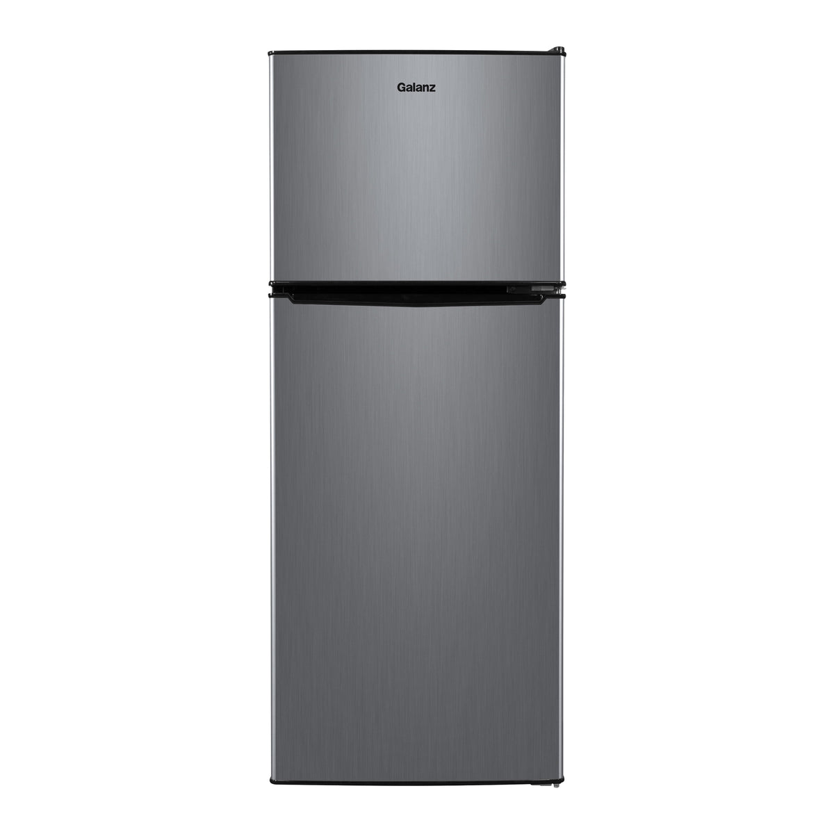 Galanz 4.6 cu ft Stainless Steel Mini Fridge with Freezer—compact, energy-efficient refrigerator ideal for dorms, offices, an