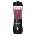 Hamilton Beach Personal Blender for Smoothies with Travel Lid, 14 oz, Black