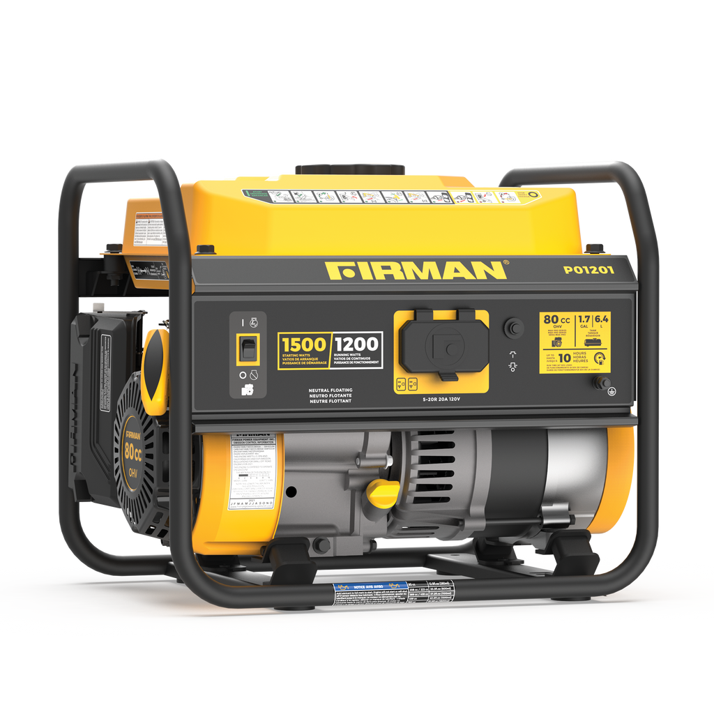 Gas Portable Generator 1500/1200W Recoil Start
