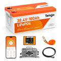 Temgo 36V 100Ah Golf Cart Lithium Battery Kit, 315A (30s) for Strong Acceleration & Hills